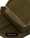 Charsadda Handmade Kadhar For Men Pure Wool ( Mehndi   )